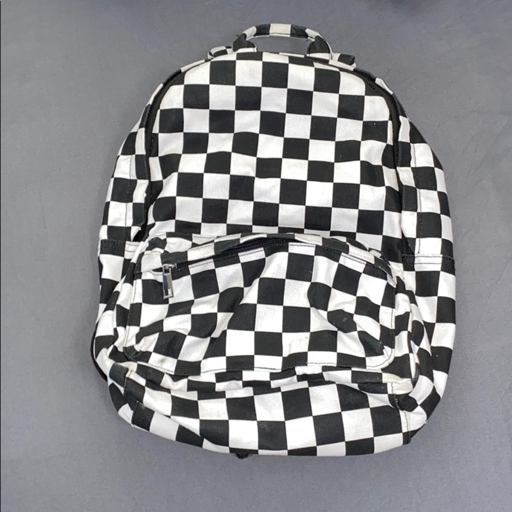 Brand new checkered backpack